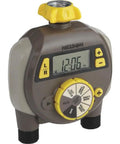 Dual Outlet Electric Water Timer With Large LCD Display Multicolor, Easy To Set And Read, On Off Button For Instant Watering