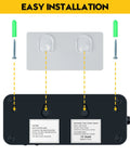 Front view of Automatic Vacuum Switch for Power Tools; black rectangular control unit with power cord on the right.