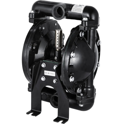 Heavy Duty Air Operated Double Diaphragm Pump With One Inch Inlet And Outlet Aluminum Body And Durable Nitrile Diaphragms Built Like A Tank Delivering Up To Thirty Five Gallons Per Minute At One Twenty Psi For No Sweat Operation On Site
