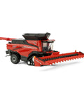 1/64 Scale Case IH Axial-Flow AF11 Combine With Draper Head And 16 Row Corn Head MacDon FD250 For Realistic Harvest Play
