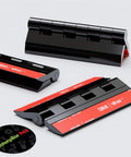 Self Adhesive Black Acrylic Hinges 75mm Height 45mm Width Piano Hinge Pack Of 4 No Glue Needed Durable Tape on Mounts