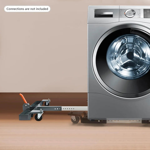 Heavy Duty Universal Mobile Base For Workshop Equipment with washing machine, adjustable steel stand, locking casters