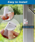 Installation of Door And Window Alarm Kit For Home Wireless Security Sensor System With 110 dB Loud Alarm 4 In 1 Modes