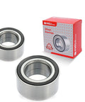Front Wheel Hub Bearing Assembly Set Of 2 For 2014-2017 Acura MDX, 2007-2017 RDX, displayed with packaging
