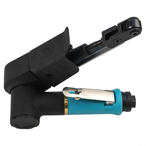 Heavy Duty Pneumatic Air Belt Sander 16000Rpm With 360 Rotating Handle For Rust Removal welding grinding and polishing 20X520Mm metal finishing tool smooth finish side view