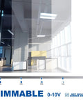 High Bay LED Light 21735LM 161W 2FT 5000K For Warehouses, showing dimmable settings in office space