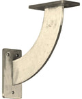Stainless Steel Bradford Shelf Brackets 2 Pack Heavy Duty Quarter Inch Brackets For Countertops And Cabinets 24 Inches Wide By 7 Inches Deep