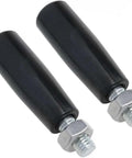 Revolving Lathe Handle And Marine Winch Handle Set For Trailer Jacks, Crank Hand Wheel With M10 Thread, Nut Included, 2pcs
