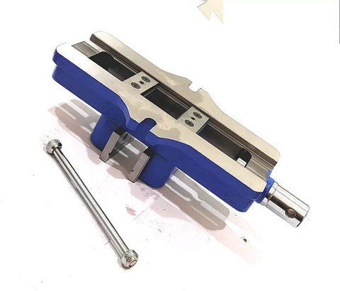 Beefy 4 Inch Self Centering Vise For Lathe And Milling Machines, Quick Setup Milling Solution, cast iron body with rod