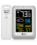 All Weather Indoor Outdoor Thermometer With Wireless Sensor 330 Foot Range No Fuss Easy Read Adjustable Backlit Display