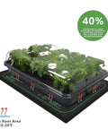 Seedling Heat Mat For Indoor Home Gardening And Seed Starting, 10 x 20.75 Inch Plant Heating Pad with seedlings and humidity dome