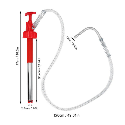 Yosoo Health Gear Manual Oil Transfer Pump Portable 20L Drum Compatible Extraction Siphon For Engine Gear Transmission Fluid And Auto Additives Perfect For Garage Mechanics And Workshop Projects Durable Construction Easy To Use