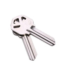 Uncut Brass Key Blanks 10 Pack For KW1 Lock Types Pro Grade Durable Copper Core Blank Keys For Residential Commercial And Automotive Use Easy To Cut