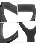 Close-up angles of Replacement D Shaped Garden Shovel Handle With Plastic Grip Comfortable Grip Easy To Install Durable Spade Handle