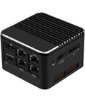 Hella Smooth Quad Network Mini PC Router With Intel I3 N305 Chipset And Sixteen GB Memory Plenty Of Storage For Pfsense And Serious Homelab Projects Any Day in compact aluminum casing with multiple ports.