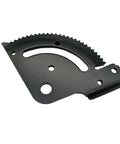 Steering Sector UC14592 With Pinion Gear Direct Fit For John Deere GX26220 and D-series lawn tractors, black metal part