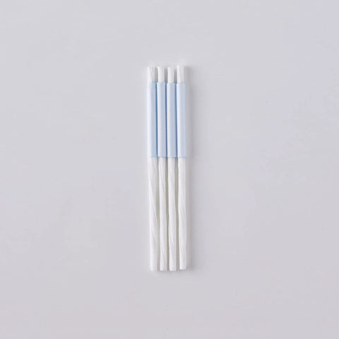 Moisture Sensor Refill Sticks For Small Aqua Meter, 4 Pack Replacement Cores, blue indicator caps, white sensor sticks.
