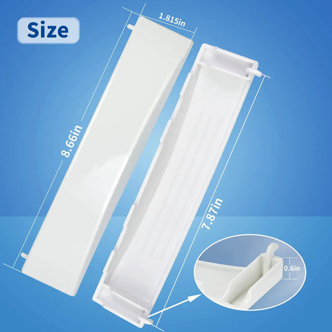 White Dryer Door Handle Compatible With GE Washers And Dryers, Replacement Part WE01X30378 WE01X25878 WE1M1068 PS11772025 PS12743305 AP6983534, Made From High Temp ABS Plastic, Super Easy Install And Built To Last