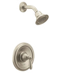 Brantford Brushed Nickel Shower Trim Kit With Posi Temp Valve Includes Shower Head And Lever Handle Pressure Balancing Update