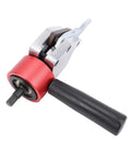 Omquot Electric Metal Shear Drill Attachment Crv Steel Blade Cuts Iron Stainless Aluminum Sheets Effortlessly 360 Degree Rotating Handle