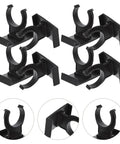 Heavy Duty Adjustable Plinth Leg Clips 12 Pack No Sweat Cabinet Leveler Hardware For Kitchen Cabinets Tables And Chairs Smooth furniture foot side view.