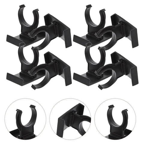 Heavy Duty Adjustable Plinth Leg Clips 12 Pack No Sweat Cabinet Leveler Hardware For Kitchen Cabinets Tables And Chairs Smooth furniture foot side view.