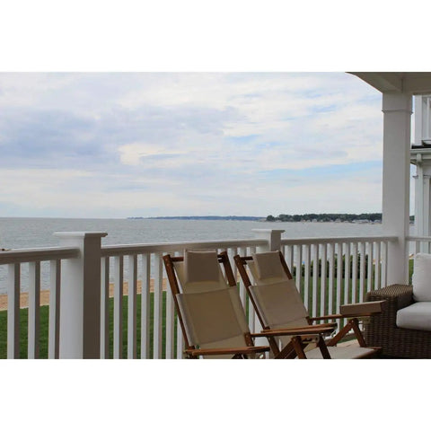 Rock Solid Cellular Pvc Deck Railing Kit With Aluminum Reinforcement 42 Inch High 120 Inch Long Pro Grade Balusters on beach view patio