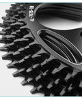 Close-up of Narrow Wide Aluminum Bicycle Chainring with 5 Screws 110 130 BCD 36 to 60T for CNC 7075 Aluminum strong shifts.