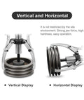 Top Rated Heavy Duty 5 Ton Split Unit Hydraulic Gear Puller Wheel Bearing Remover displayed vertically and horizontally.