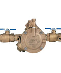 Heavy Duty Rpz Backflow Preventer 3 4 Inch Bronze Body With Npt Connections And Quarter Turn Ball Valves for reliable water safety.