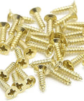 Gold Cabinet Hinges Set Of 10 Four Hole Iron Hardware screws for Gift Boxes and Jewelry Boxes installation.