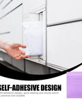 Hand placing a package into a locker, highlighting 100 Pack Polyethylene Mail Bags With Waterproof Seal For Dope Durable Poly Mailers.