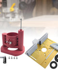 Precision Router Table Insert Plate With Micrometer Lift System Solid Aluminum Alloy Woodworking Accessory Kit with Mounting Hardware