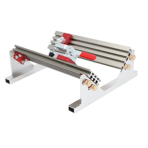 Sturdy Adjustable Aluminum Drawer Clamp For Milling Table Saw Featuring Knockout Precision Spline Locators Plus Smooth As Silk Uhmw Glides.