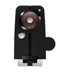 Step Up Your Home Brew Game With This Compact Automatic Coffee Machine Featuring A Pro Aroma Grinder And Super Simple Programmable Settings In Classic Metropolitan Black Color from a top view showcasing coffee beans.