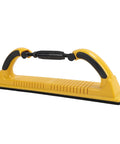 Adjustable ABS Dust Extraction Sander For Hand Sanding Block 70x400mm with ergonomic handle on a white background