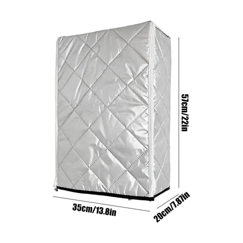 Outdoor Tankless Water Heater Cover With Weatherproof Protection IPX4 Waterproof Rating, Dustproof Cotton Material For Winter, Size 13.8x7.9x22.4 Inches, Adjustable Windproof Design For Garden And Backyard Installations.