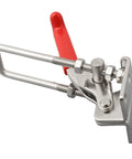 Self Locking Toggle Clamp With 304 Stainless Steel U Bolt, Heavy Duty 200kg Capacity, Adjustable Locking Range 6-30mm, red handle