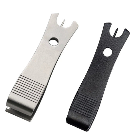 Two Pack Stainless Steel Fishing Line Cutter Nippers With Hook Eye Pin, Ultra Compact Lightweight Line Scissors for precise snips