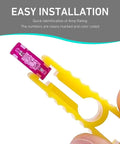 Top Shelf Automotive Mini Blade Fuses Assortment 120 Pieces Features 2A To 35A Ratings showing a color-coded pink fuse for easy installation.