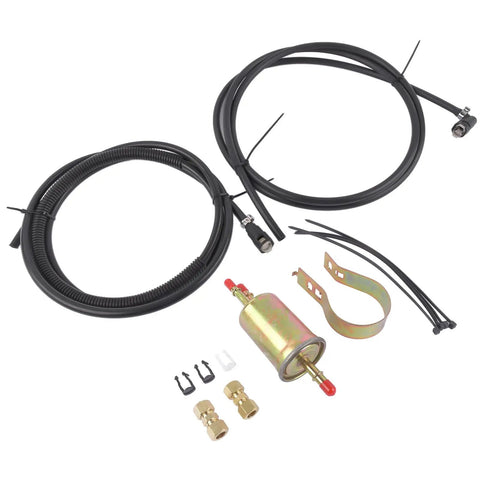 Complete Fuel Line Kit For Chevy Cobalt G5 Ion 2.2L 2003-2010 Includes Supply Vapor Lines Filter Bracket Couplers And Zipties For Quick Auto Repair Jobs, with fuel lines, filter and clamps