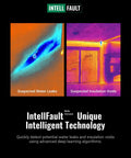 Dual Camera Thermal Imaging Device With 256x192 IR Sensor And 640x480 Live Super Resolution 3.2 Inch Screen 2MP Visible Camera 16GB Storage Carrying Case Pro Grade Heat Detection For On The Go detecting water leaks and insulation voids.