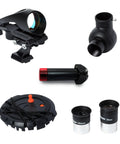 Beginner Refractor Telescope With Built In Phone Adapter For Easy Setup And Social Stargazing 100AZ Optics Foldable Tripod Entry Level Astronomy Kit For Newbie Explorers And Outdoor Enthusiasts. telescope accessories set