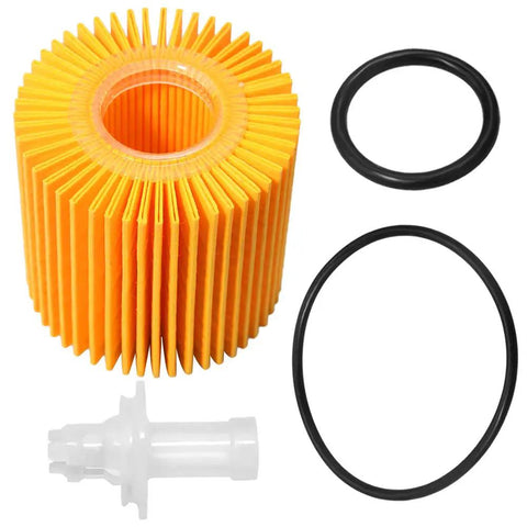 Oil Filter Kit 5 Pack 04152-YZZA1 Replacement For Toyota Avalon Camry Sienna Lexus ES350 RX350 RAV4 Direct Fit No Fuss Install