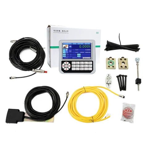 Digital Load Cell Weight Indicator With LCD Display Controller For Heavy Duty Batching And Floor Scales, accessories included.