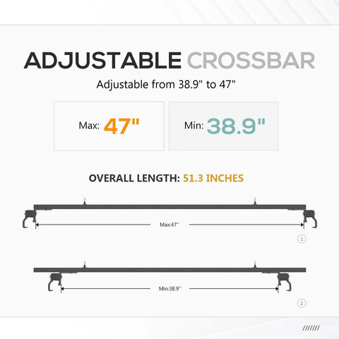 Heavy Duty 300 Pound Universal Roof Rack Cross Bars Built Hella Tough For Flush And Raised Side Rails Fully Adjustable Cargo Carrier Haul Your Road Trip Gear Stress Free On Suv Or Car