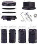 Hidden AirTag Bike Mount For Forks With Anti Theft Protection Waterproof Aluminum Bicycle Holder components and sizes