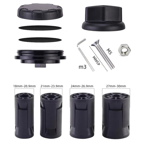 Hidden AirTag Bike Mount For Forks With Anti Theft Protection Waterproof Aluminum Bicycle Holder components and sizes