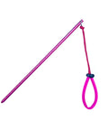 Aluminum Lobster Tickle Stick With Lanyard For Scuba Diving Underwater Pointing Rod With Measuring Scale Corrosion Resistant Pink.