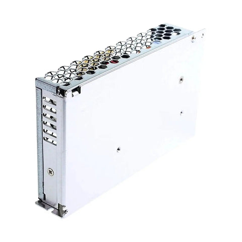 Heavy Duty 150 Watt 12 Volt Enclosed Switching Power Supply Ultra Slim Fanless Design for Industrial Automation Panels.